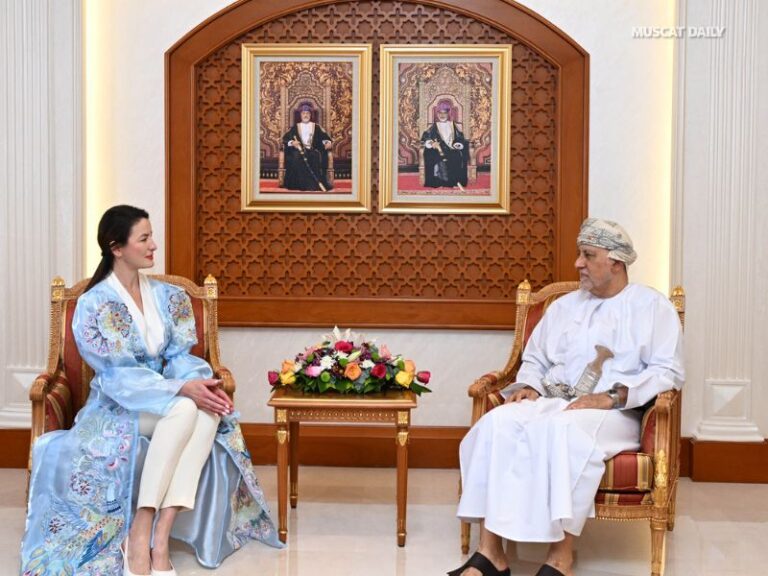 H H Sayyid Shihab meets Ukrainian Ambassador