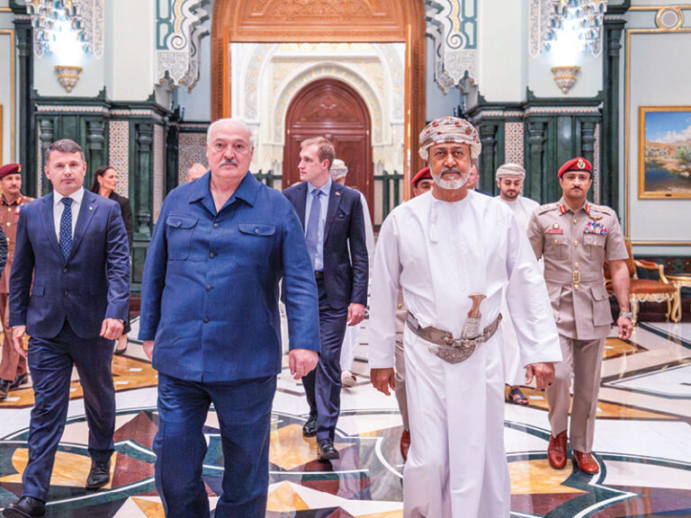 His Majesty receives President of Belarus