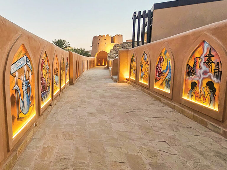 Public art brings new life to Nizwa’s historic Sur al Aqur wall