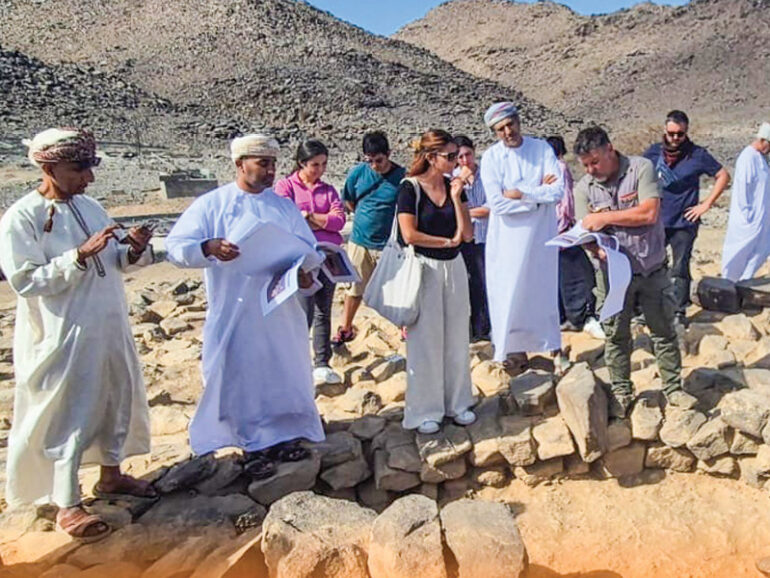 Oman Italy archaeological mission in South Batinah