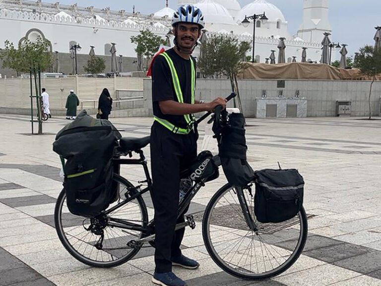 Cyclist completes 2,750km ride to promote tourism, sports