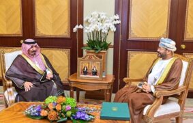 H M Sultan Haitham receives written message from Crown Prince Salman