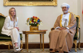 H M meets Italian Prime Minister Giorgia Meloni