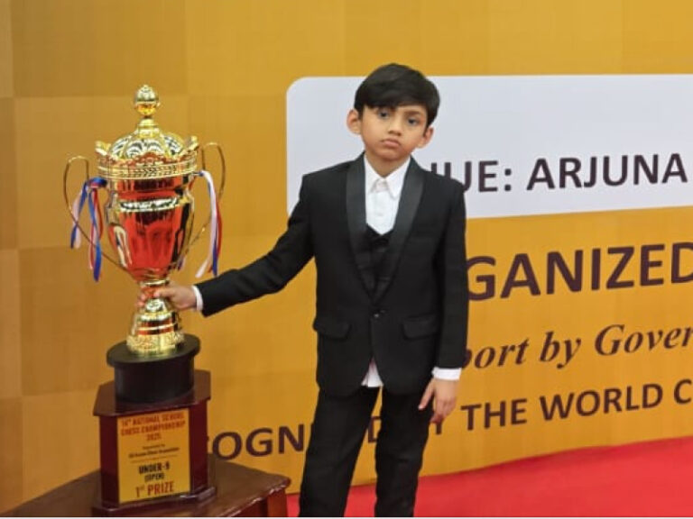  Nine-year-old from Oman creates history at Indian national chess meet