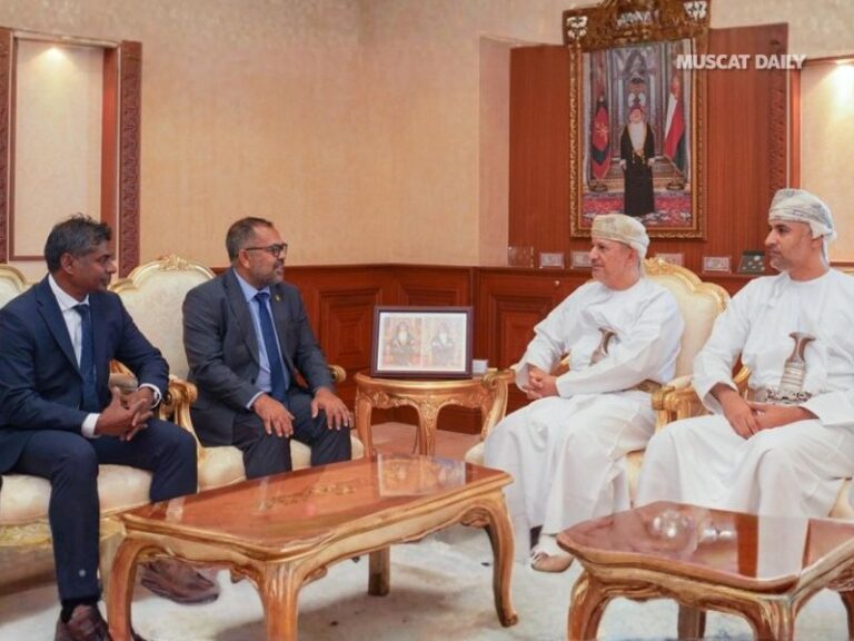 Oman and Maldives have held high-level discussions aimed at bolstering bilateral relations in the financial and economic sectors