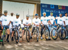 Sur cyclists lead health and environmental awareness drive