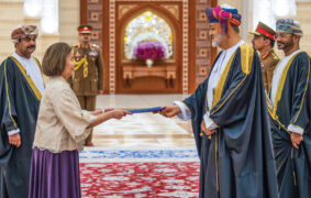 H M Sultan Haitham receives credentials of 12 envoys