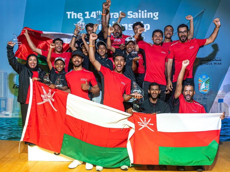 Oman win nine medals at the Arab Sailing Championships in Egypt