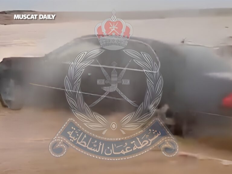 Citizen detained following reckless stunt in wadi