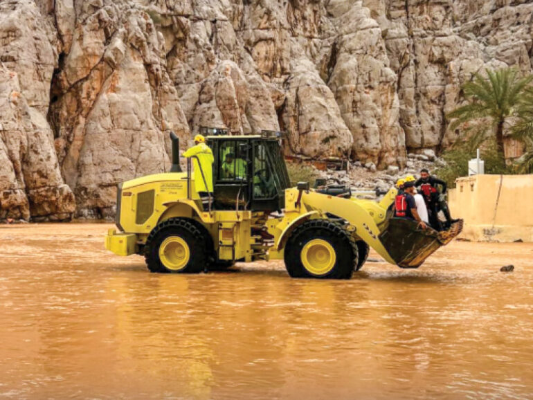 Rainfall triggers evacuations emergency response teams in Oman