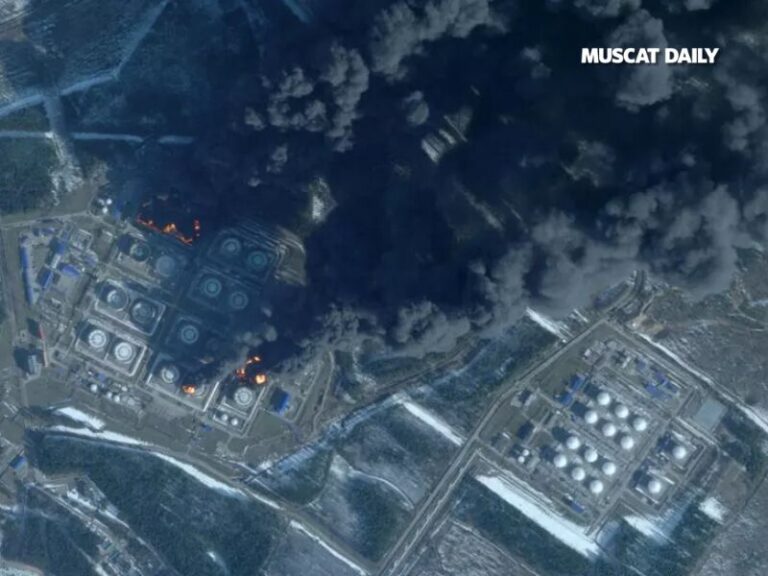 Ukraine strikes Russia's largest oil export hub