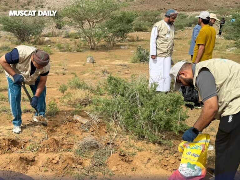 EA plants 50,000 wild seeds to combat desertification in Dakhliyah