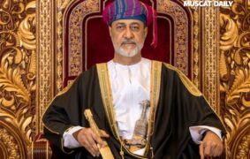 H M receives President of Botswana at Al Barakah Palace