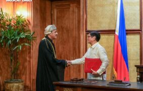 H M sends written message to President of Philippines