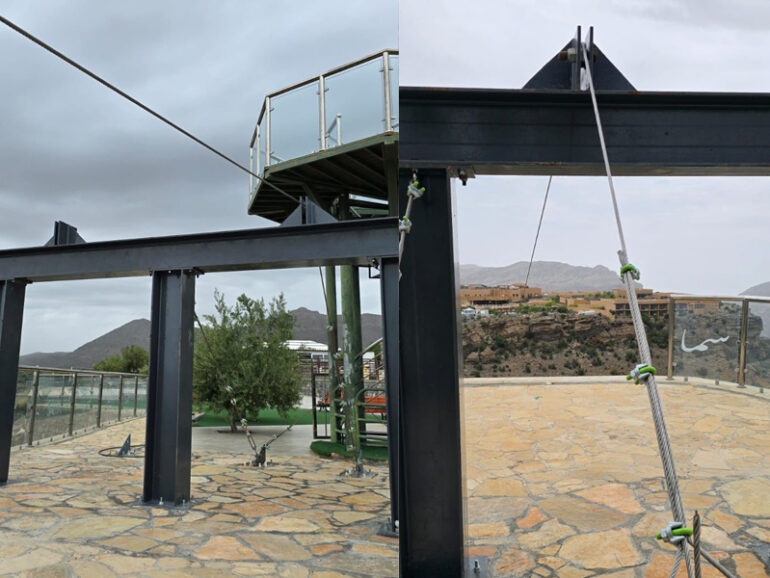 Stage set for opening of 310m zipline in Jabal Akhdar