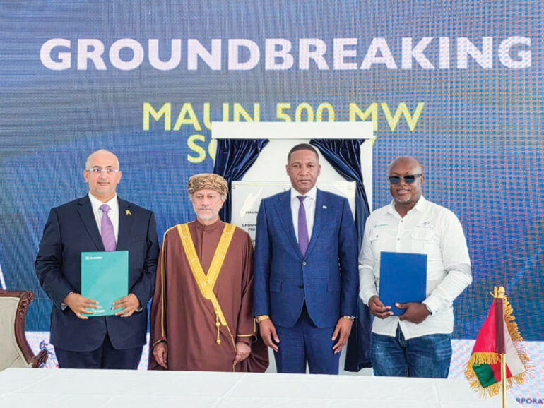 Oman-backed 500MW solar project launched in Botswana