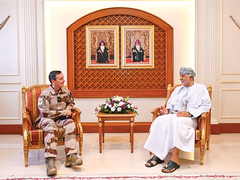 Oman, France review defence ties and regional developments