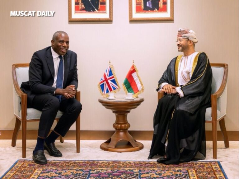 Sayyid Badr receives UK Deputy Prime Minister