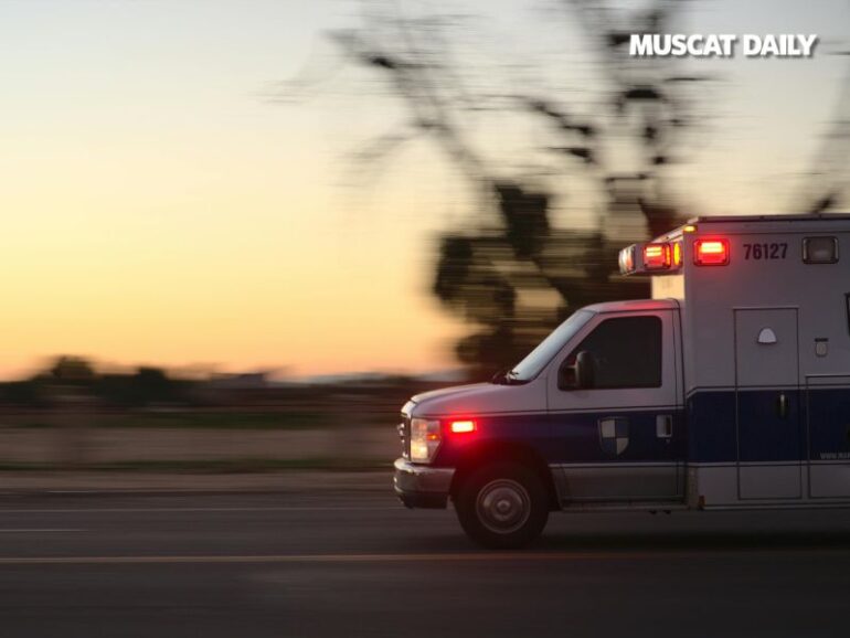 Ambulance vehicle overturns during duty resulting in loss of life