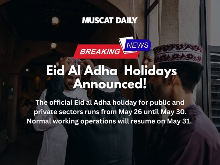Eid Al Adha holidays declared for public and private sectors