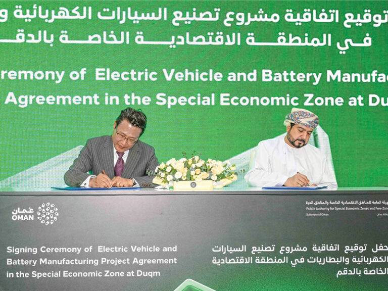 Korean firm to set up RO96.2mn EV, battery plant in Duqm