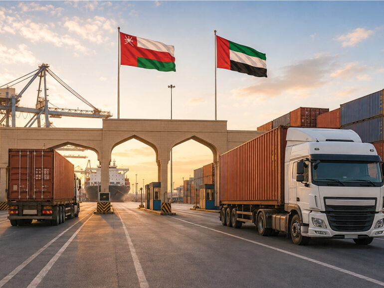Sharjah waives transit fees for Omani trucks under new logistics corridor