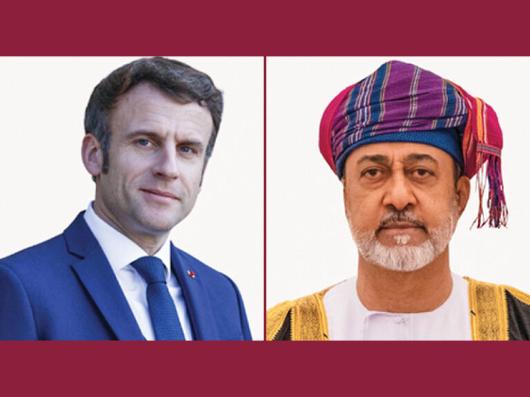 H M, French President discuss regional developments