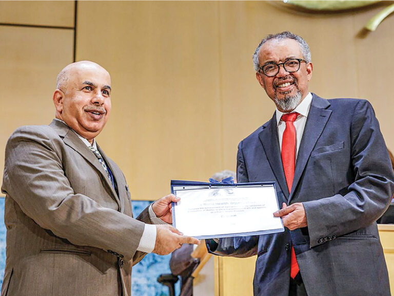 WHO honours Oman for eliminating mother-to-child HIV and syphilis