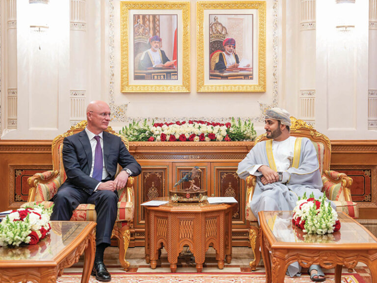 H M Sultan Haitham receives message from Kazakh President