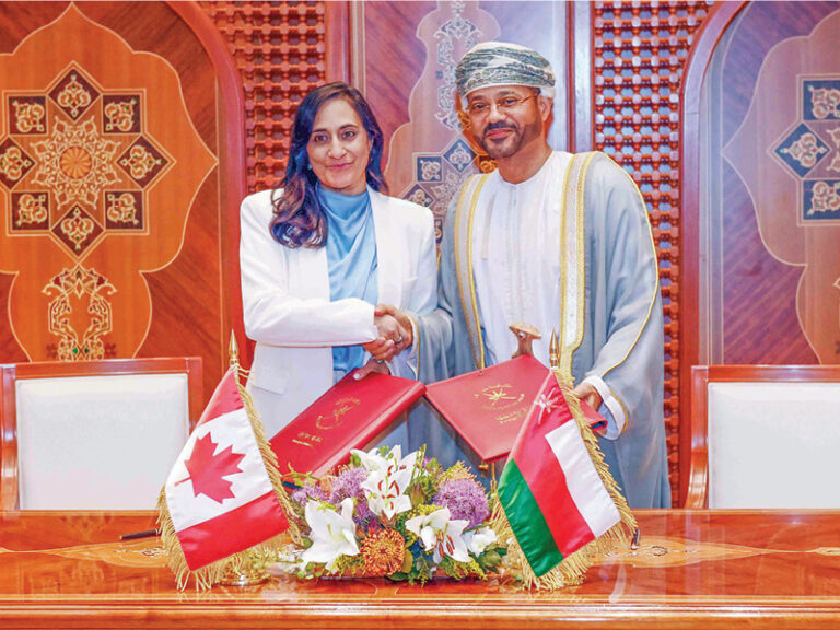 Oman, Canada agree to deepen political and economic partnership