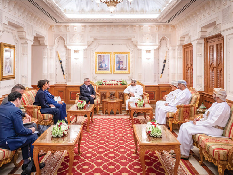 Sayyid Theyazin receives special envoy of French President