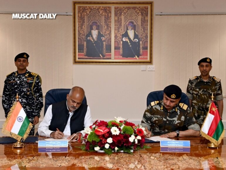 Oman and India renew maritime security MoU
