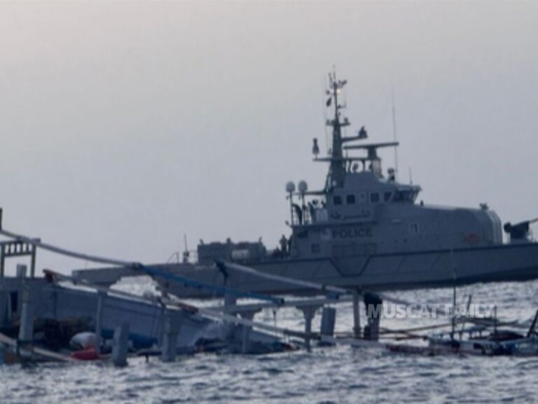 Coast Guard rescues four sailors from a sinking vessel off Muttrah Coast