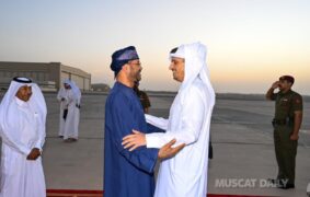 Foreign Minister welcomes Qatar Prime Minister in Muscat