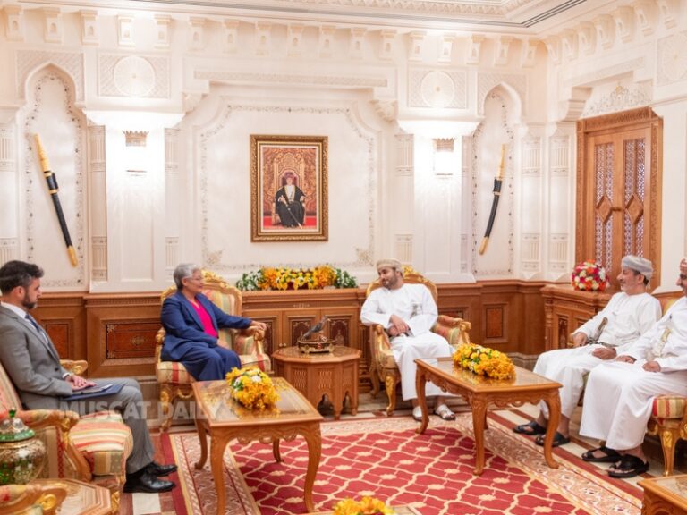 H H Sayyid Theyazin receives US Ambassador in Muscat