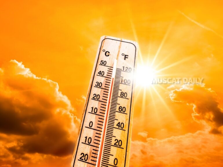 Intense heatwave in Oman with temperatures exceeding 48°C