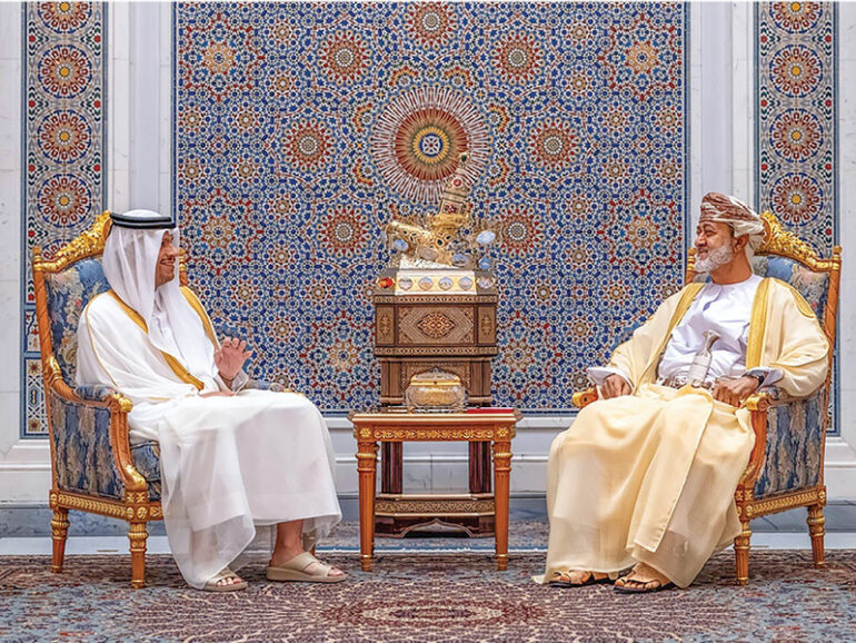 H M Sultan Haitham, Qatari PM review US-Iran negotiations