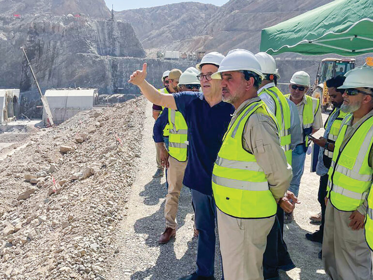 Construction of Wadi Adai Dam reaches 53.7%
