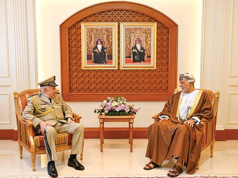 HH Sayyid Shihab receives Algerian military official