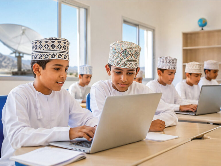 TRA will connect 49 remote schools in Oman with satellite internet, boosting digital learning and connectivity access.