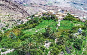 Wakan road project in Oman