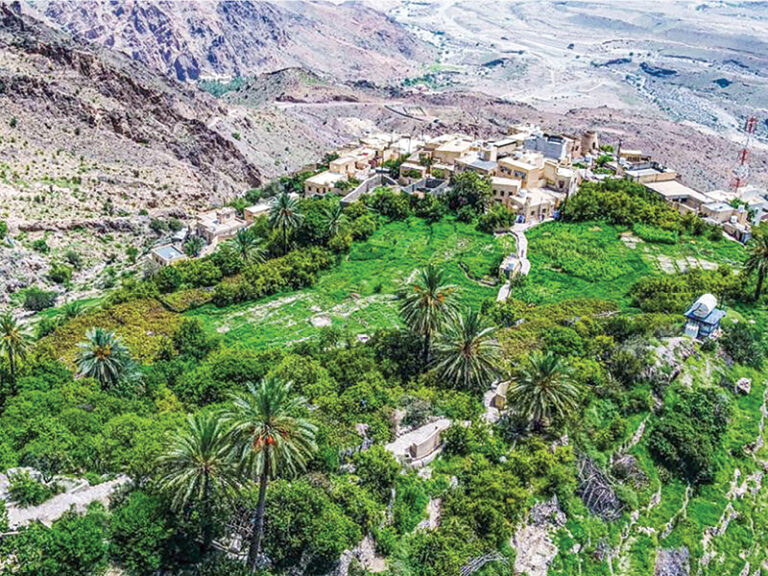 Wakan road project in Oman
