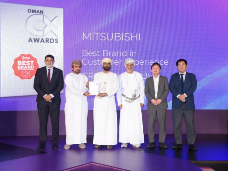 Mitsubishi Motors Oman wins Best Customer Experience Award