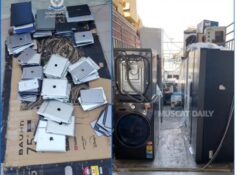 Oman Customs seize undeclared electronics and appliances