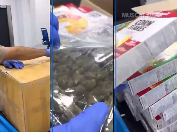 Over 5 kg of marijuana concealed in postal package