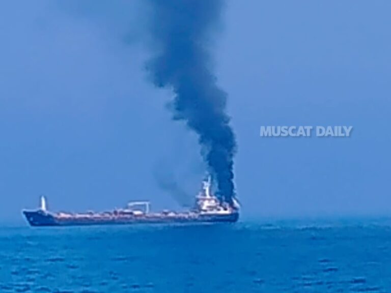 Fire Reported on Board Vessel Near Shinas Port
