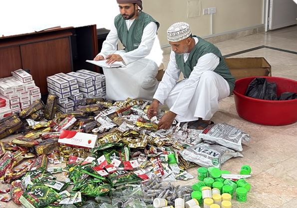 CPA seizes iIllegal tobacco, cigarettes and alcohol in Shinas raid