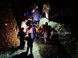 CDAA rescues injured individual after fall in Wadi Jarziz, Dhofar