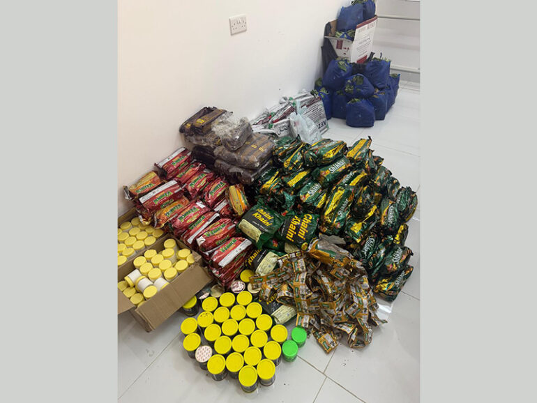 Oman illegal tobacco products seized