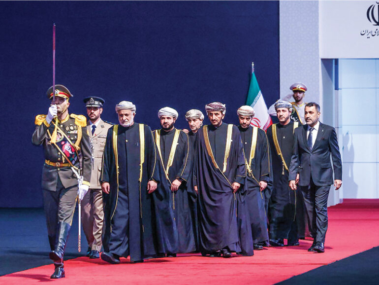 Oman delegation attends funeral of Ali Khamenei